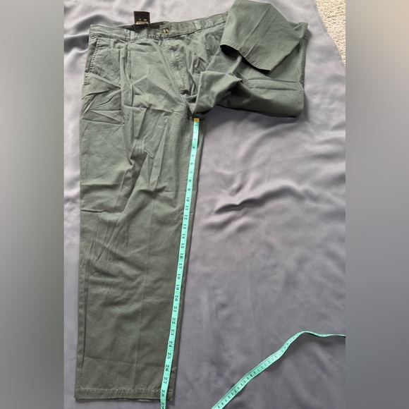 Haggar Men's Comfort Fit Khakis - Gray - Picture 6 of 10